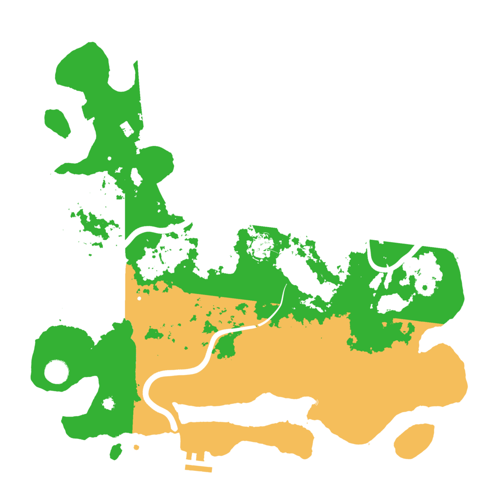 Biome Rust Map: Procedural Map, Size: 3750, Seed: 583771805