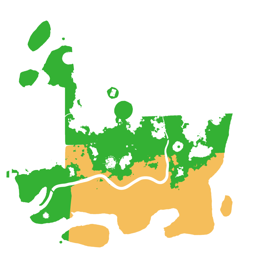 Biome Rust Map: Procedural Map, Size: 3800, Seed: 695217793