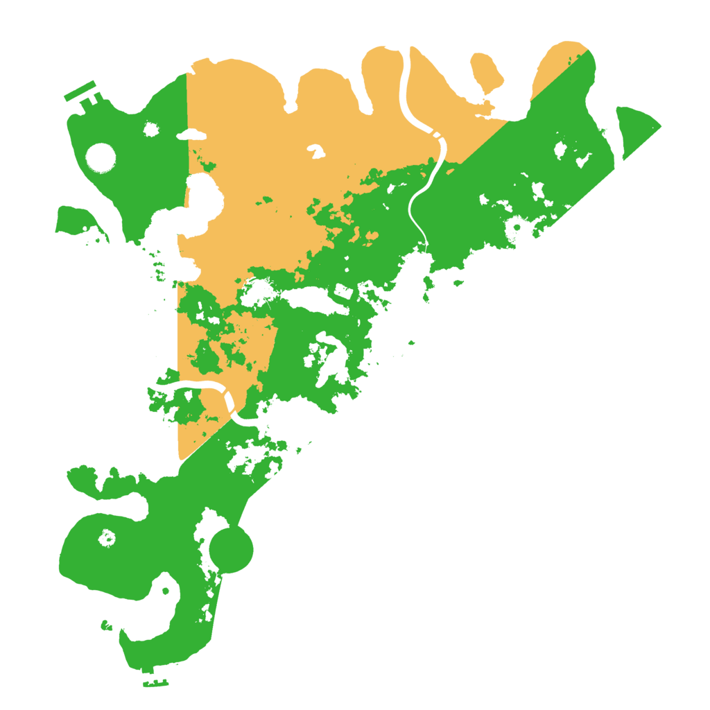 Biome Rust Map: Procedural Map, Size: 4250, Seed: 76929