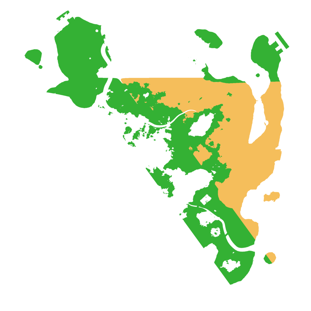 Biome Rust Map: Procedural Map, Size: 3250, Seed: 6969
