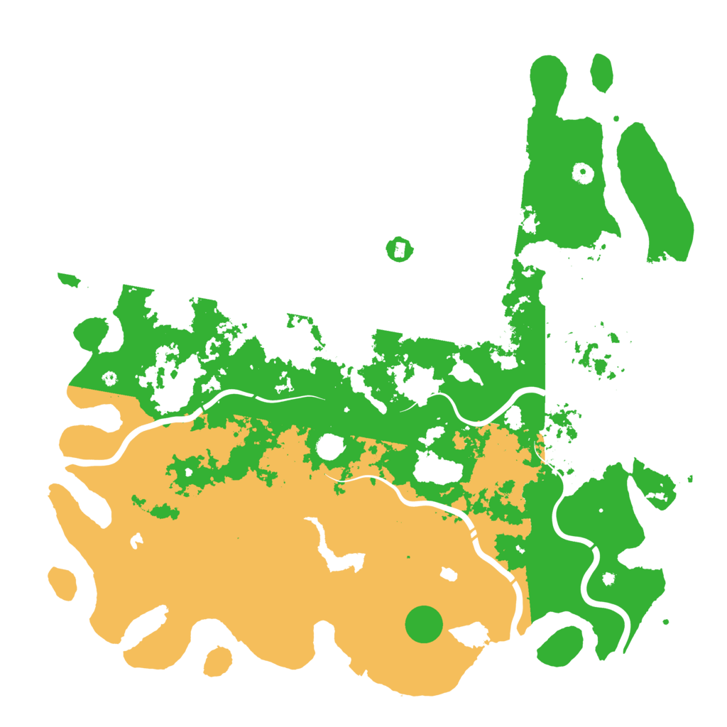 Biome Rust Map: Procedural Map, Size: 5100, Seed: 420441646