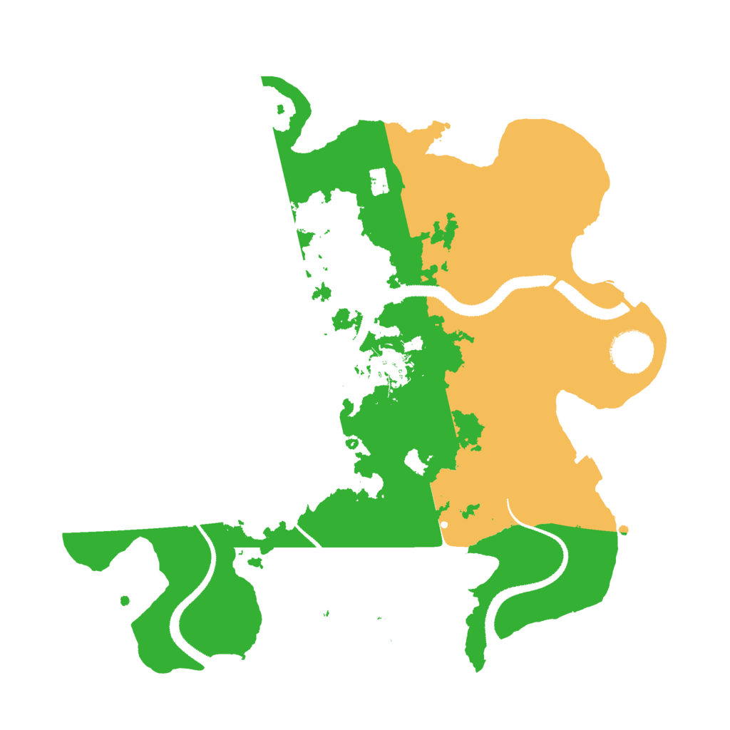 Biome Rust Map: Procedural Map, Size: 3000, Seed: 15995