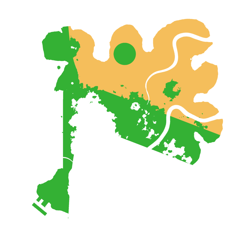 Biome Rust Map: Procedural Map, Size: 3000, Seed: 696969698