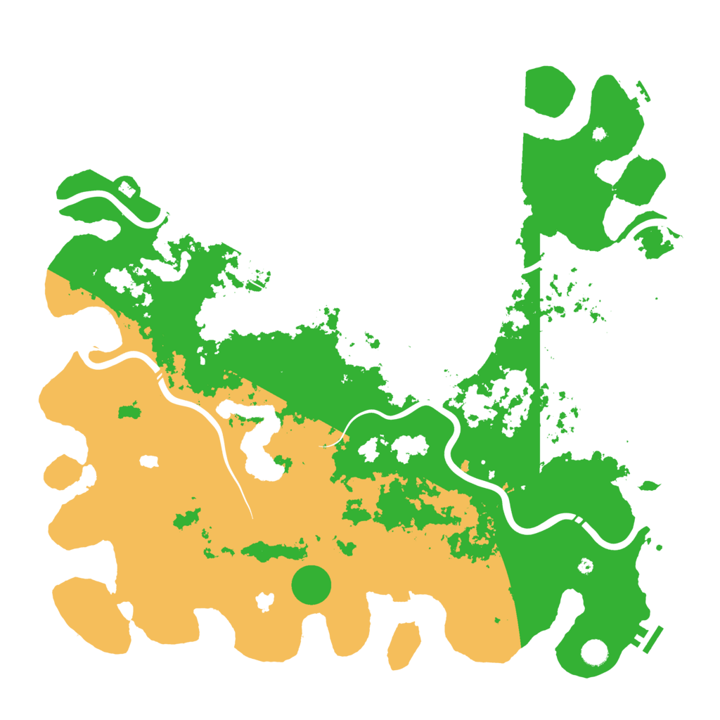 Biome Rust Map: Procedural Map, Size: 4800, Seed: 21673
