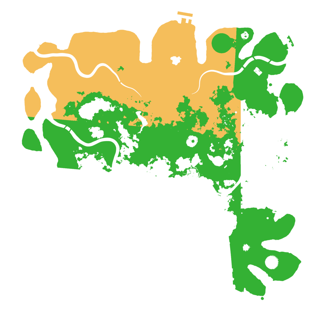 Biome Rust Map: Procedural Map, Size: 4250, Seed: 1354468571
