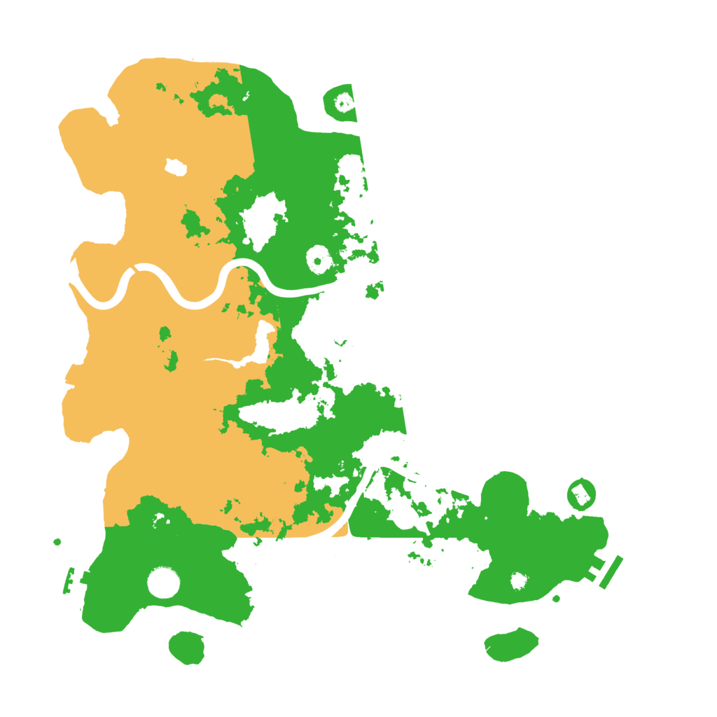 Biome Rust Map: Procedural Map, Size: 4000, Seed: 7010