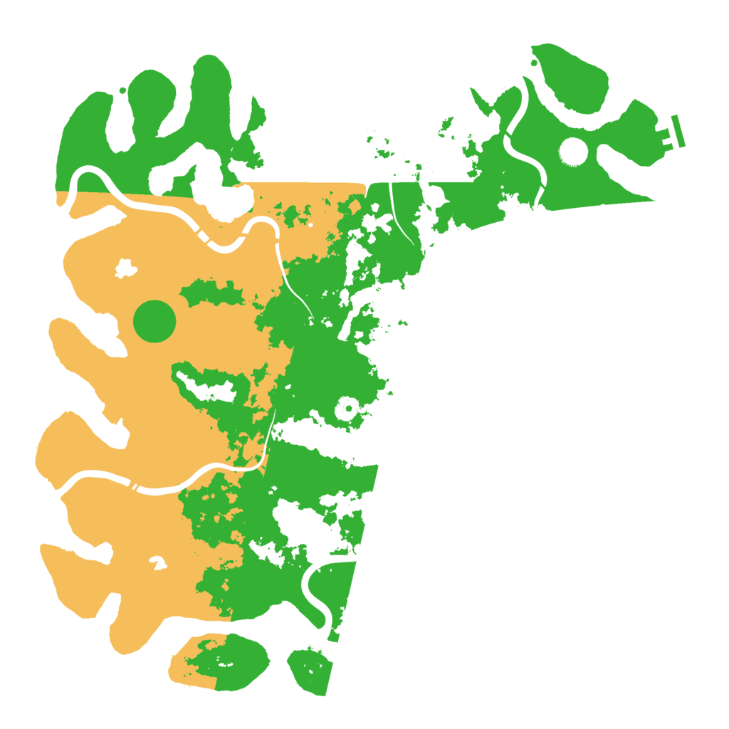 Biome Rust Map: Procedural Map, Size: 4500, Seed: 183917554