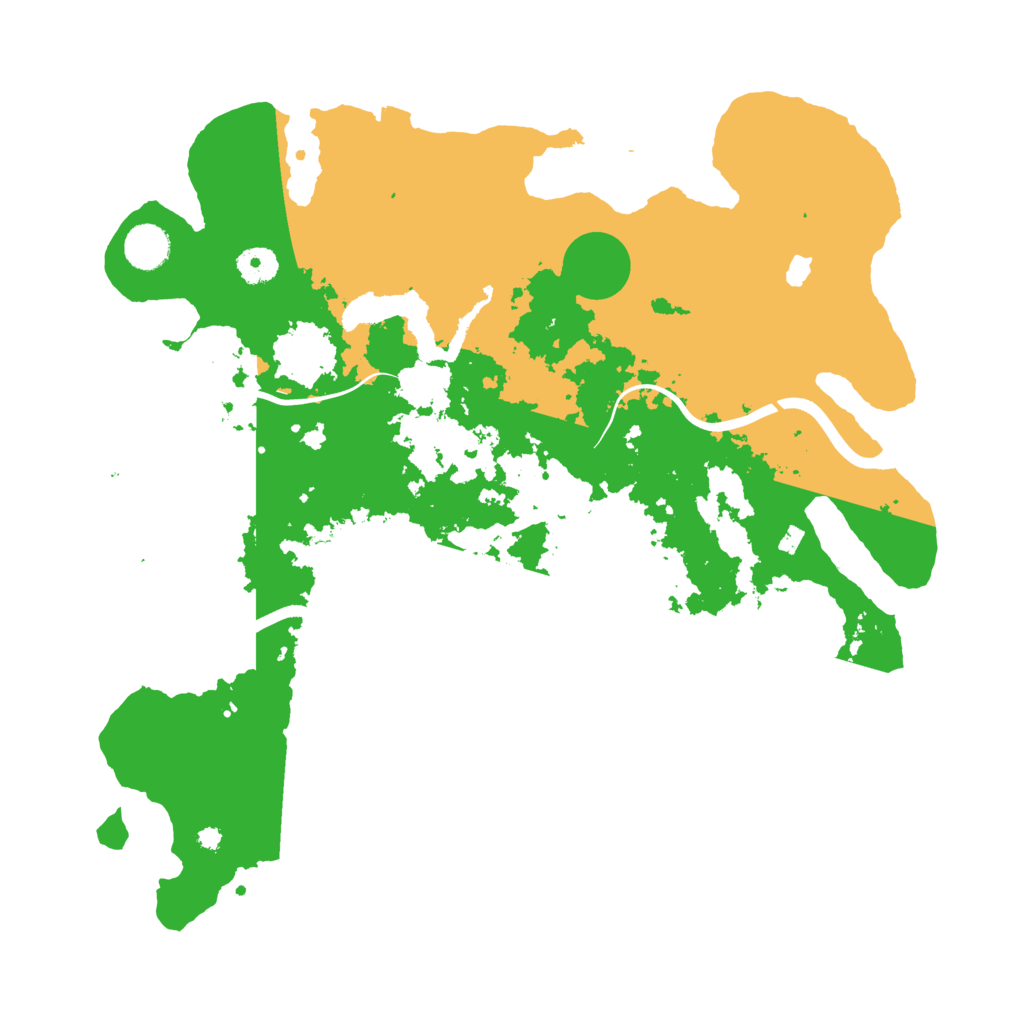 Biome Rust Map: Procedural Map, Size: 4000, Seed: 546317