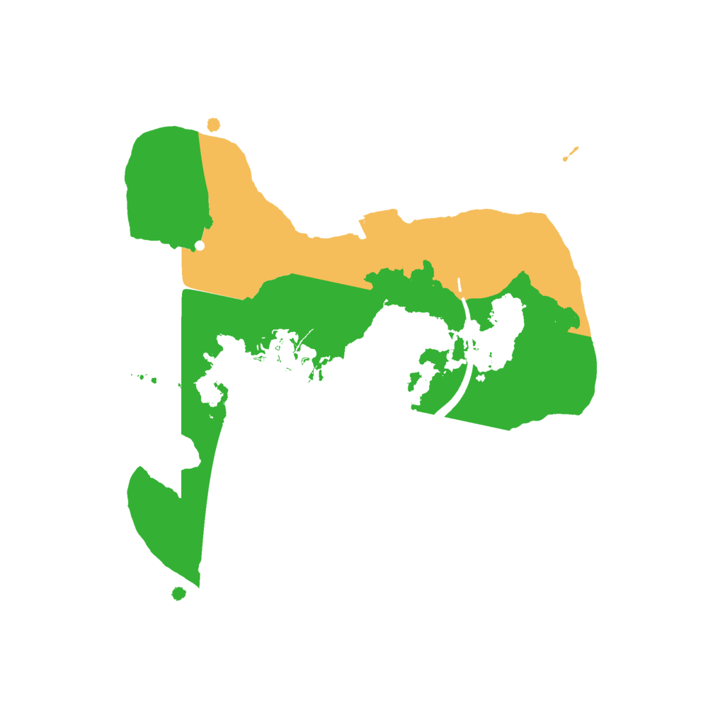 Biome Rust Map: Procedural Map, Size: 2150, Seed: 654514