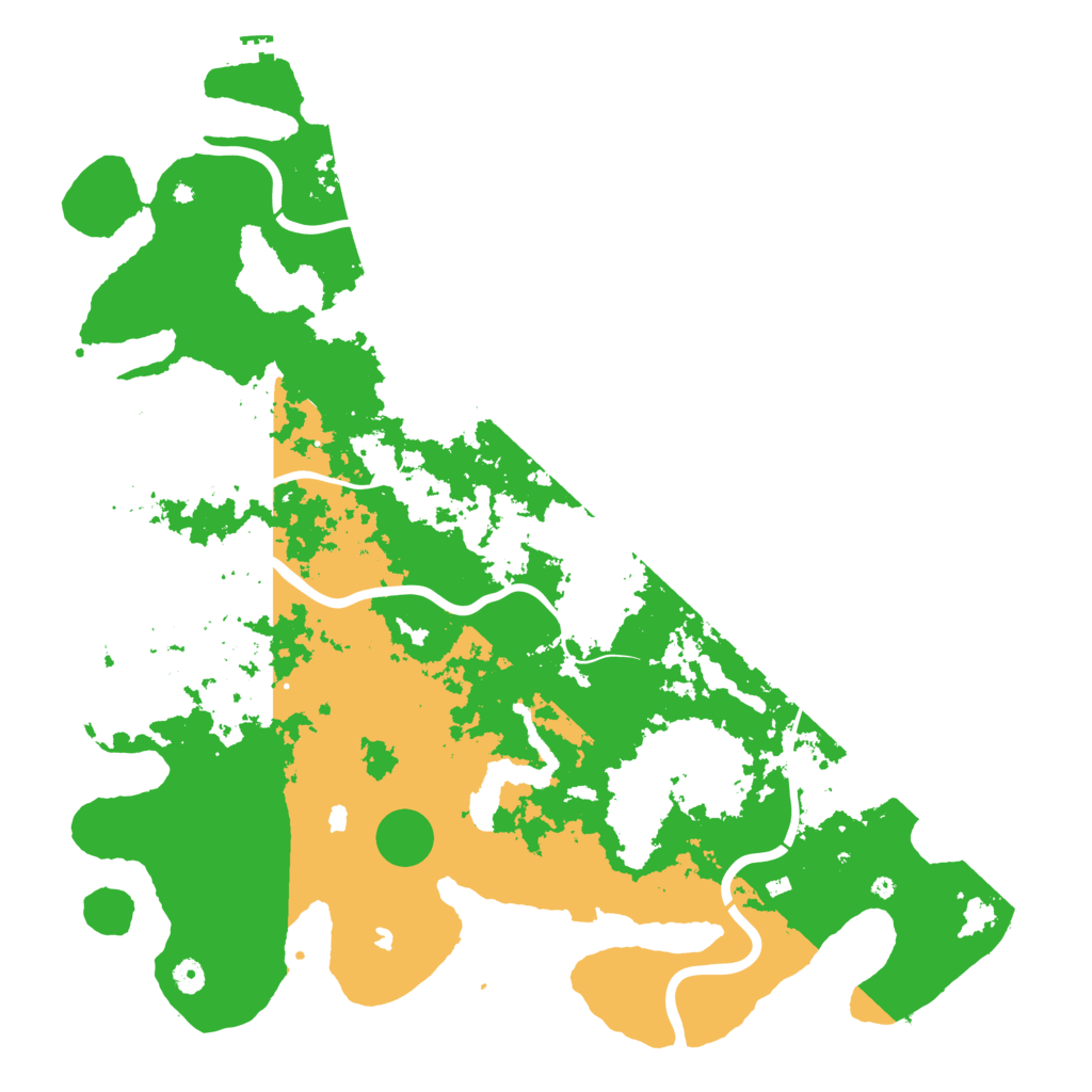 Biome Rust Map: Procedural Map, Size: 5000, Seed: 1492