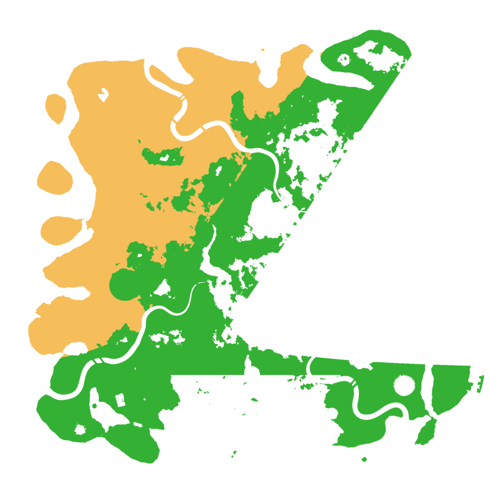 Biome Rust Map: Procedural Map, Size: 4250, Seed: 86929