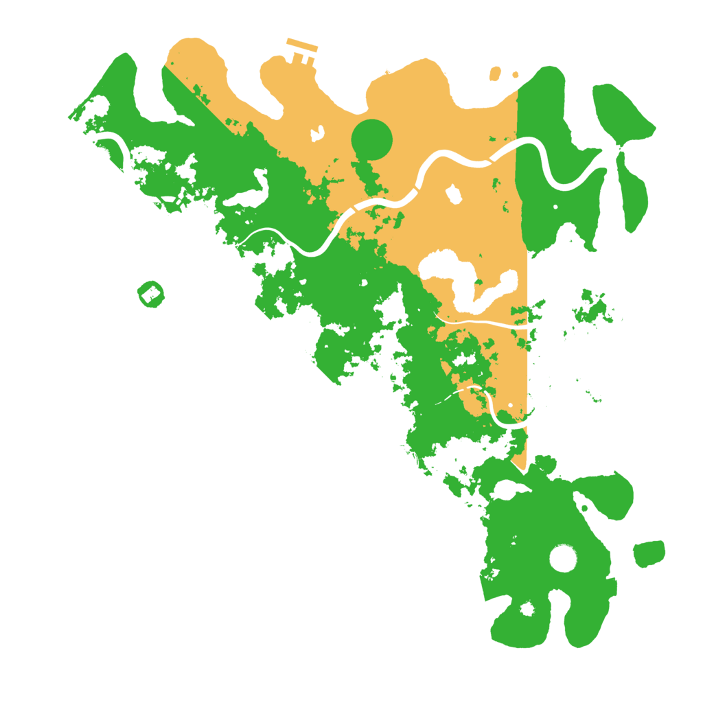 Biome Rust Map: Procedural Map, Size: 4500, Seed: 261963506