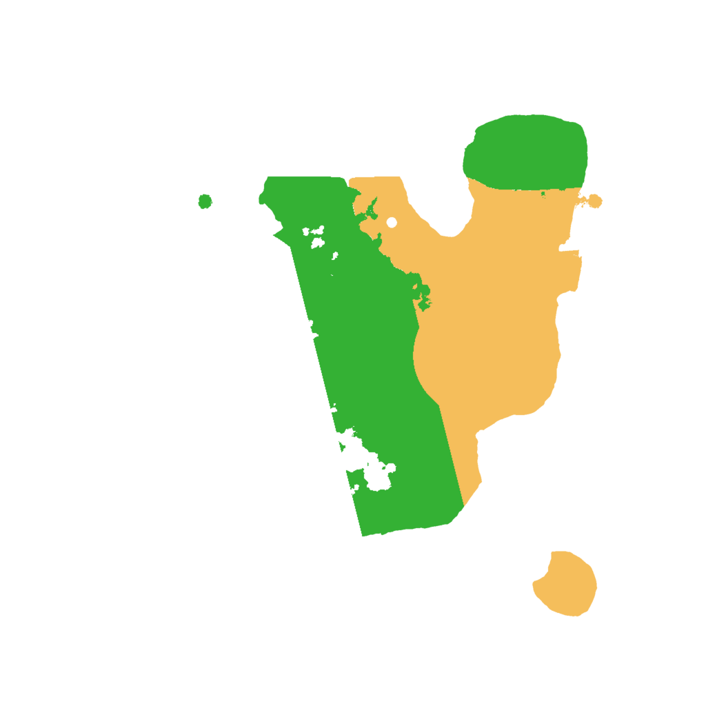 Biome Rust Map: Procedural Map, Size: 2000, Seed: 548829611