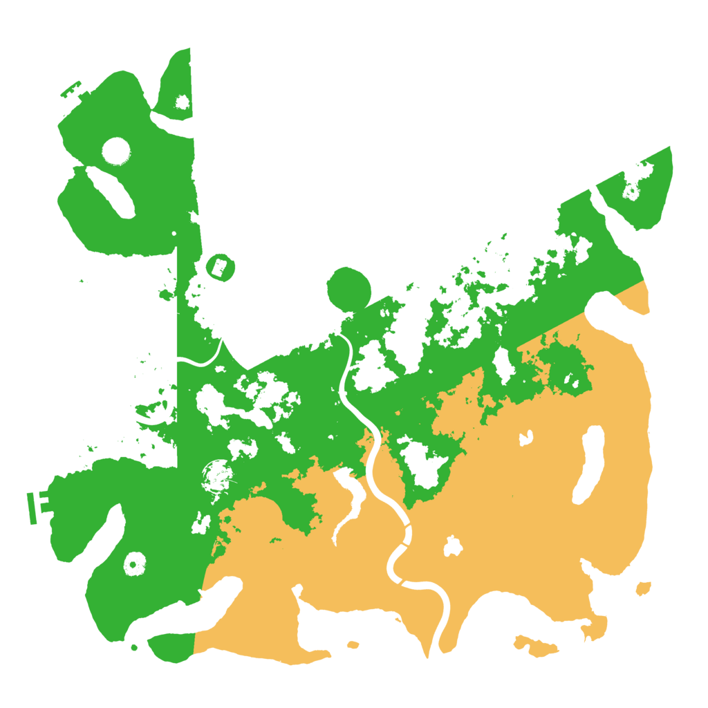 Biome Rust Map: Procedural Map, Size: 4500, Seed: 321466305