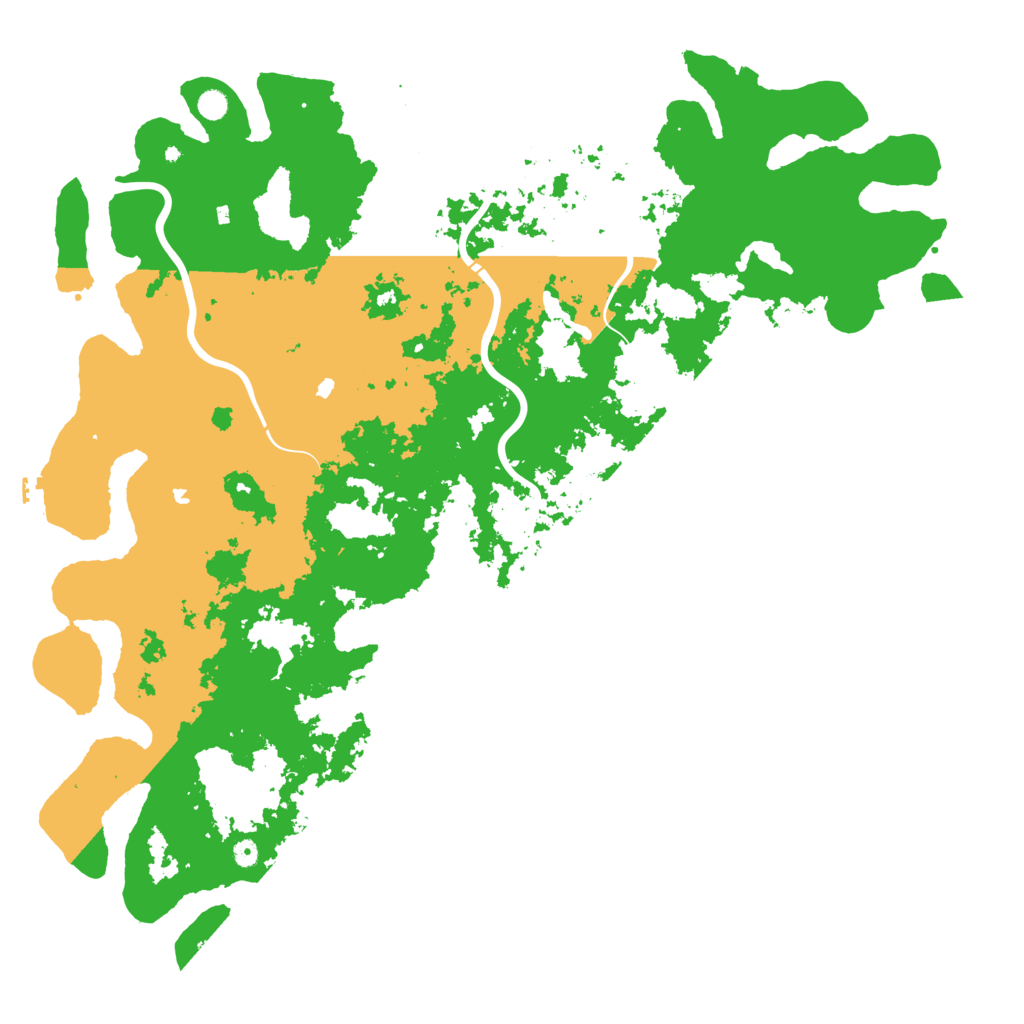 Biome Rust Map: Procedural Map, Size: 6000, Seed: 11787422