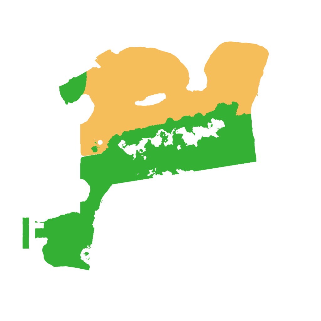 Biome Rust Map: Procedural Map, Size: 2000, Seed: 3175286