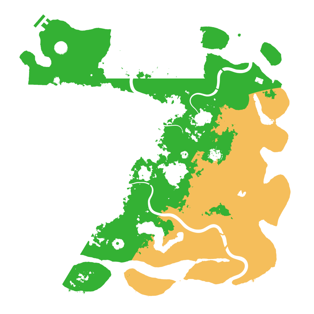 Biome Rust Map: Procedural Map, Size: 4250, Seed: 974451507