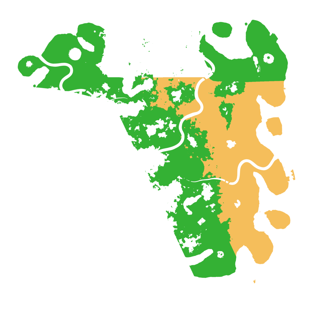 Biome Rust Map: Procedural Map, Size: 4500, Seed: 2049194700
