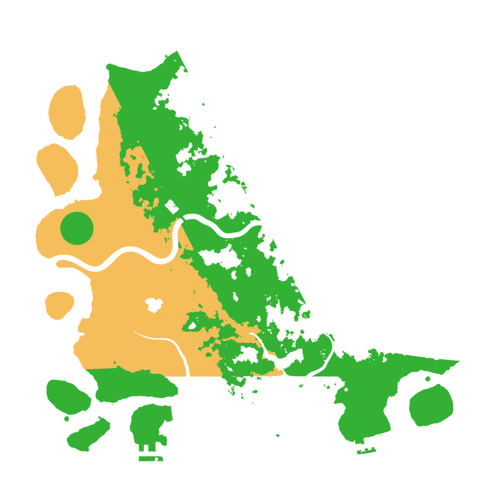 Biome Rust Map: Procedural Map, Size: 4000, Seed: 50560