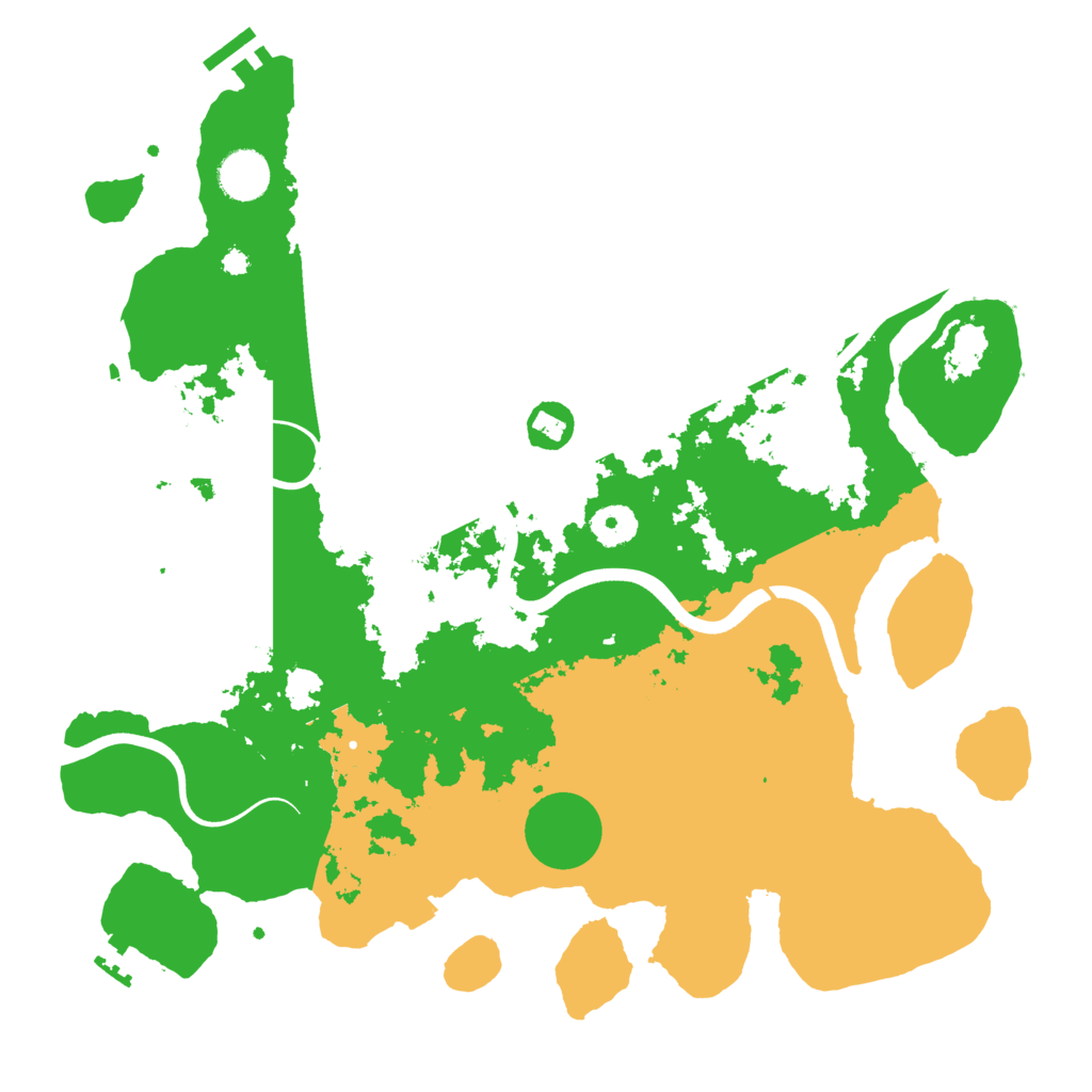 Biome Rust Map: Procedural Map, Size: 3750, Seed: 161735701
