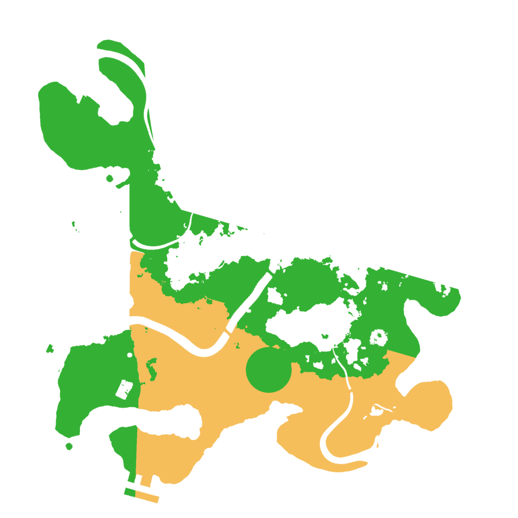Biome Rust Map: Procedural Map, Size: 3000, Seed: 897581