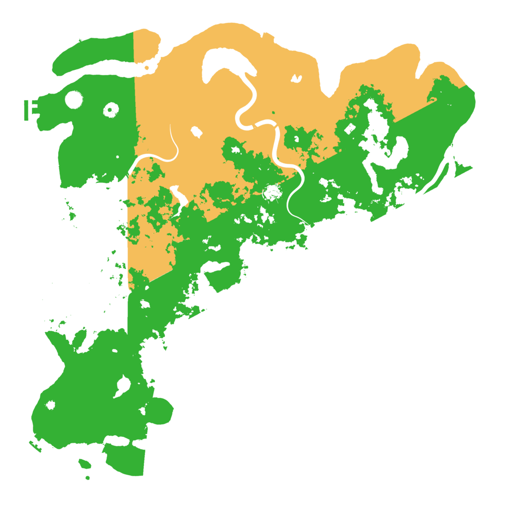 Biome Rust Map: Procedural Map, Size: 5054, Seed: 481981