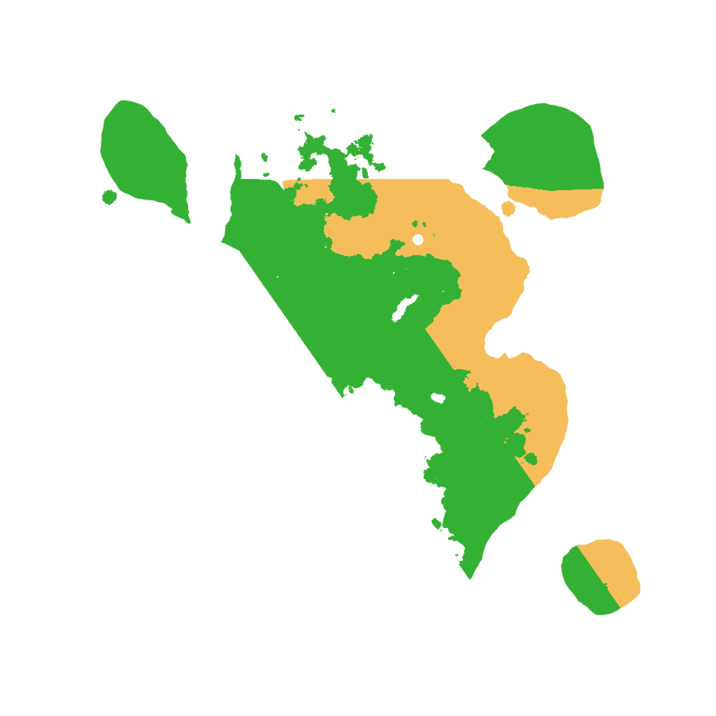 Biome Rust Map: Procedural Map, Size: 2000, Seed: 2340958