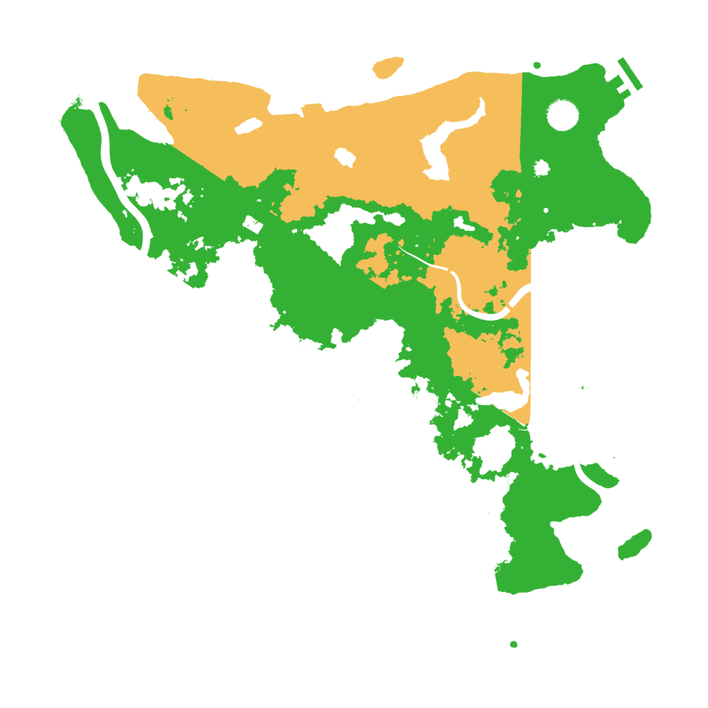 Biome Rust Map: Procedural Map, Size: 4000, Seed: 953615765
