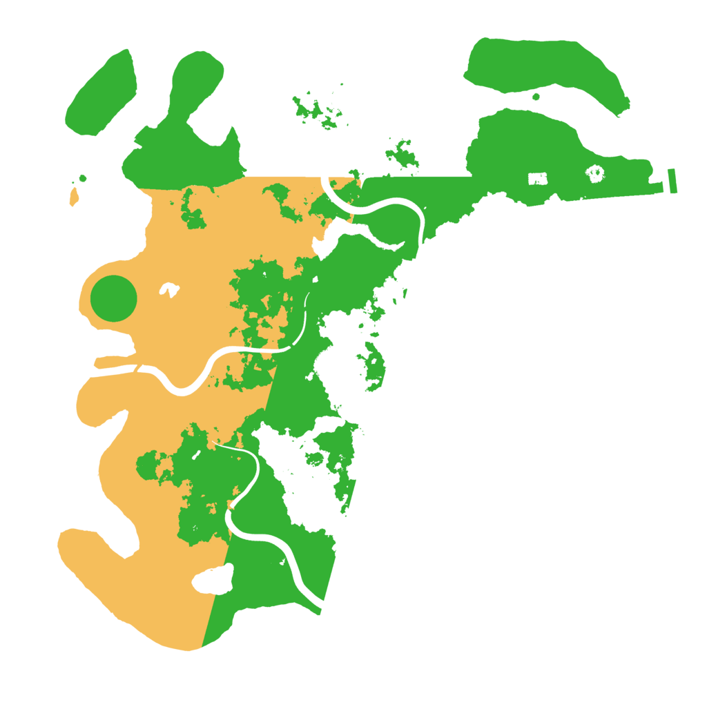 Biome Rust Map: Procedural Map, Size: 4000, Seed: 958099275