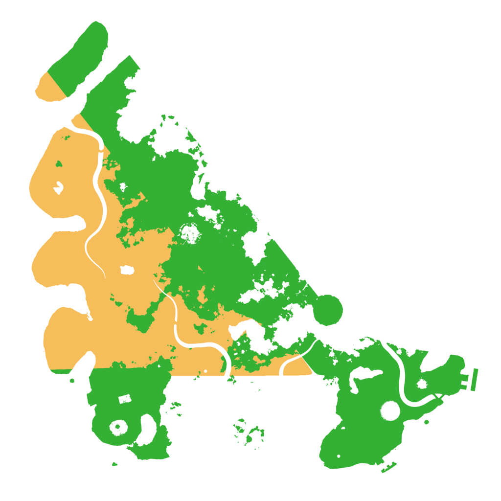 Biome Rust Map: Procedural Map, Size: 4500, Seed: 1979381953
