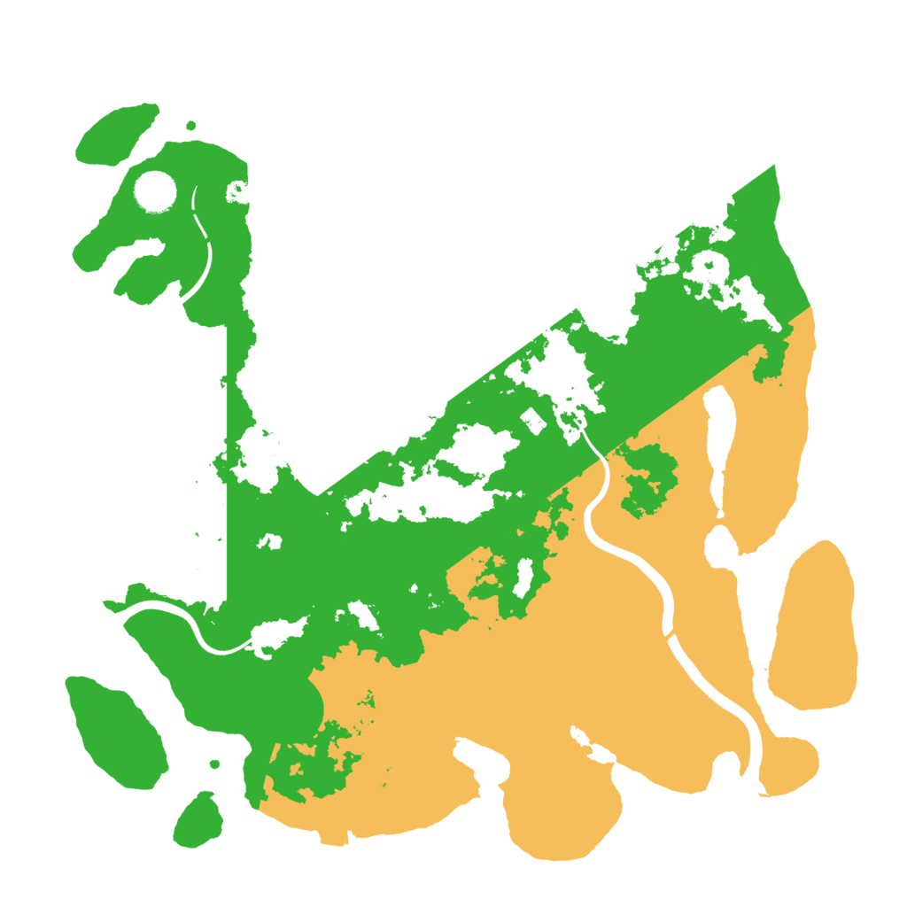 Biome Rust Map: Procedural Map, Size: 3800, Seed: 444787391