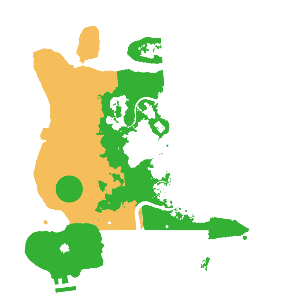 Biome Rust Map: Procedural Map, Size: 3000, Seed: 87291