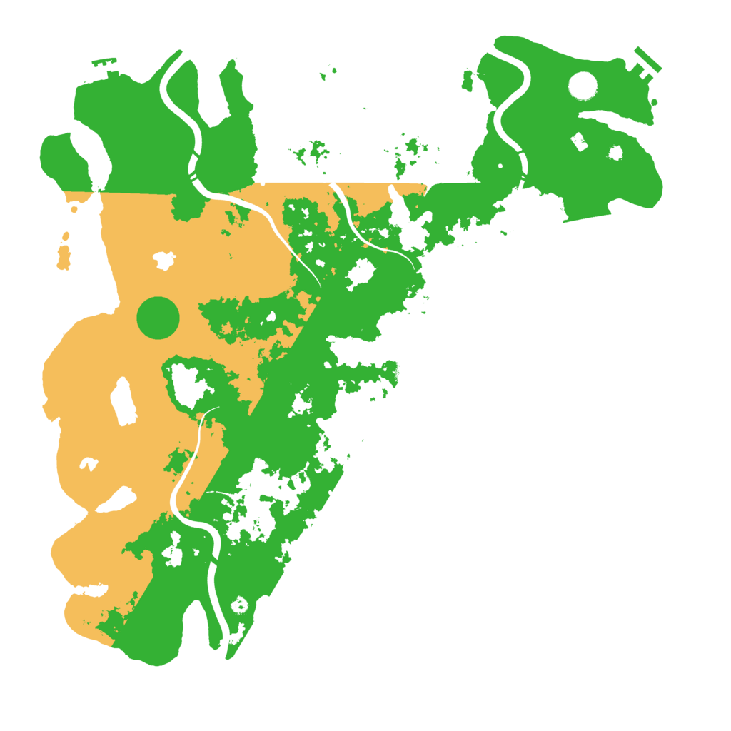 Biome Rust Map: Procedural Map, Size: 4500, Seed: 3650