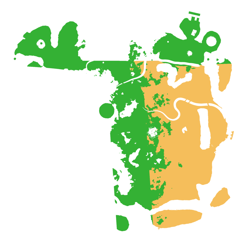 Biome Rust Map: Procedural Map, Size: 4250, Seed: 461402655