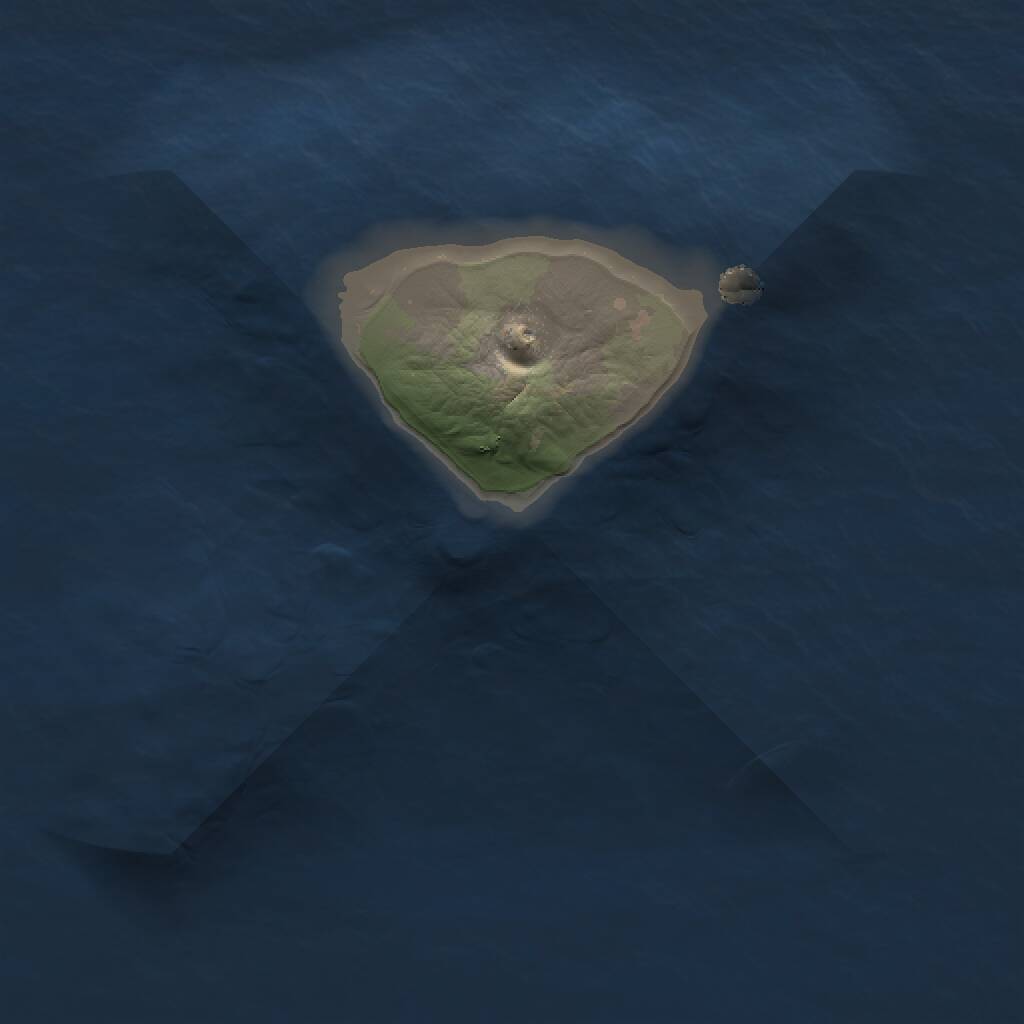 Rust Map: Procedural Map, Size: 1000, Seed: 33335245, 1 Monuments