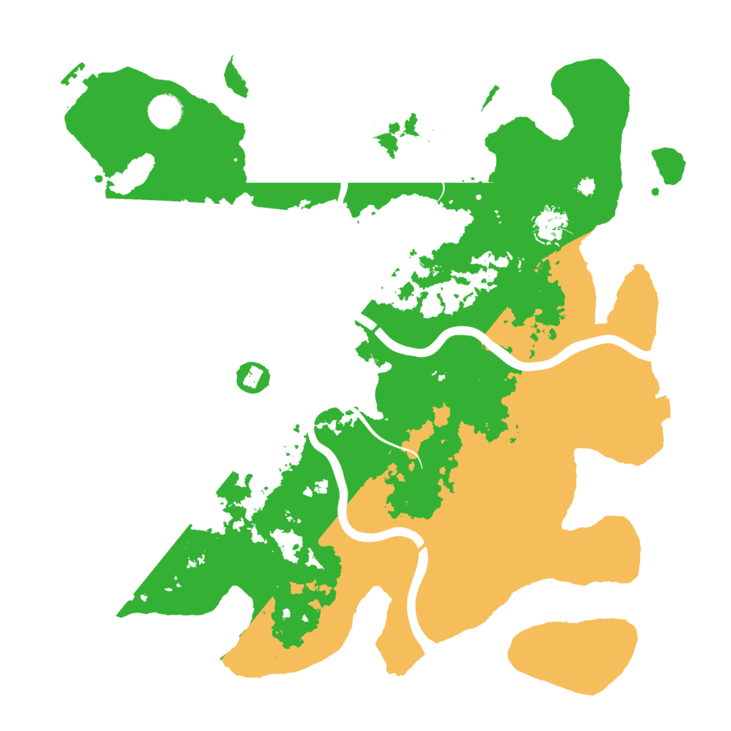 Biome Rust Map: Procedural Map, Size: 3750, Seed: 11092025