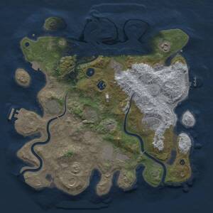Thumbnail Rust Map: Procedural Map, Size: 3750, Seed: 57326113, 15 Monuments