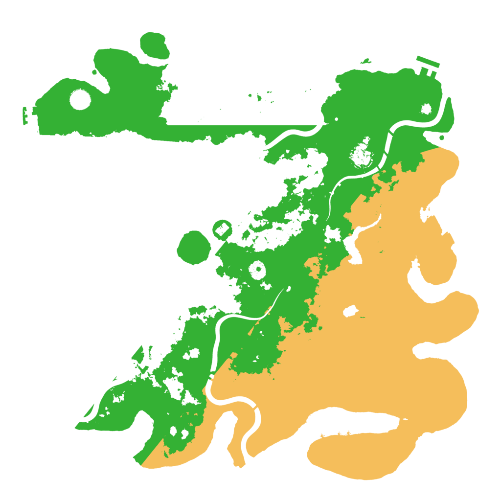 Biome Rust Map: Procedural Map, Size: 4250, Seed: 11092025