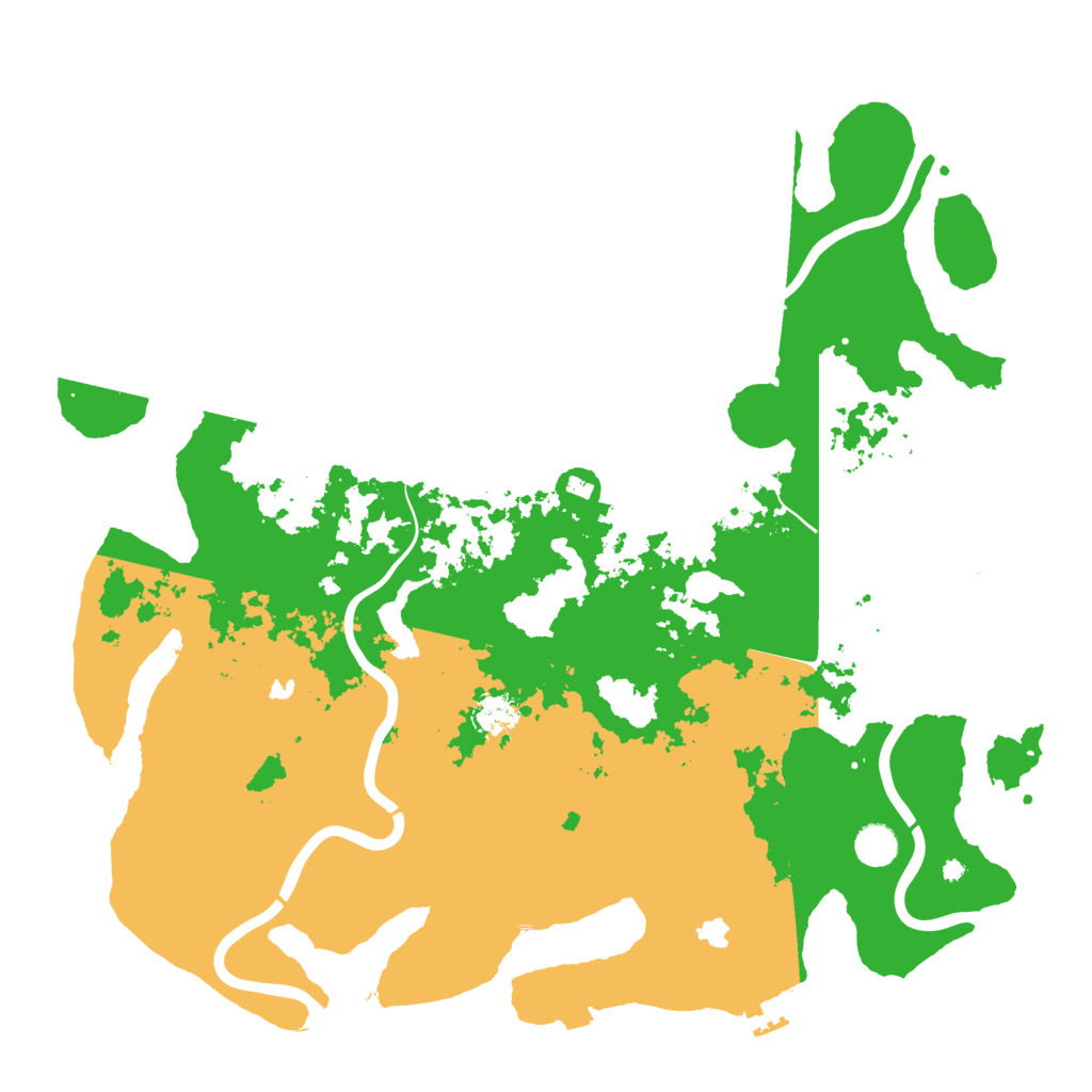 Biome Rust Map: Procedural Map, Size: 4500, Seed: 481130708