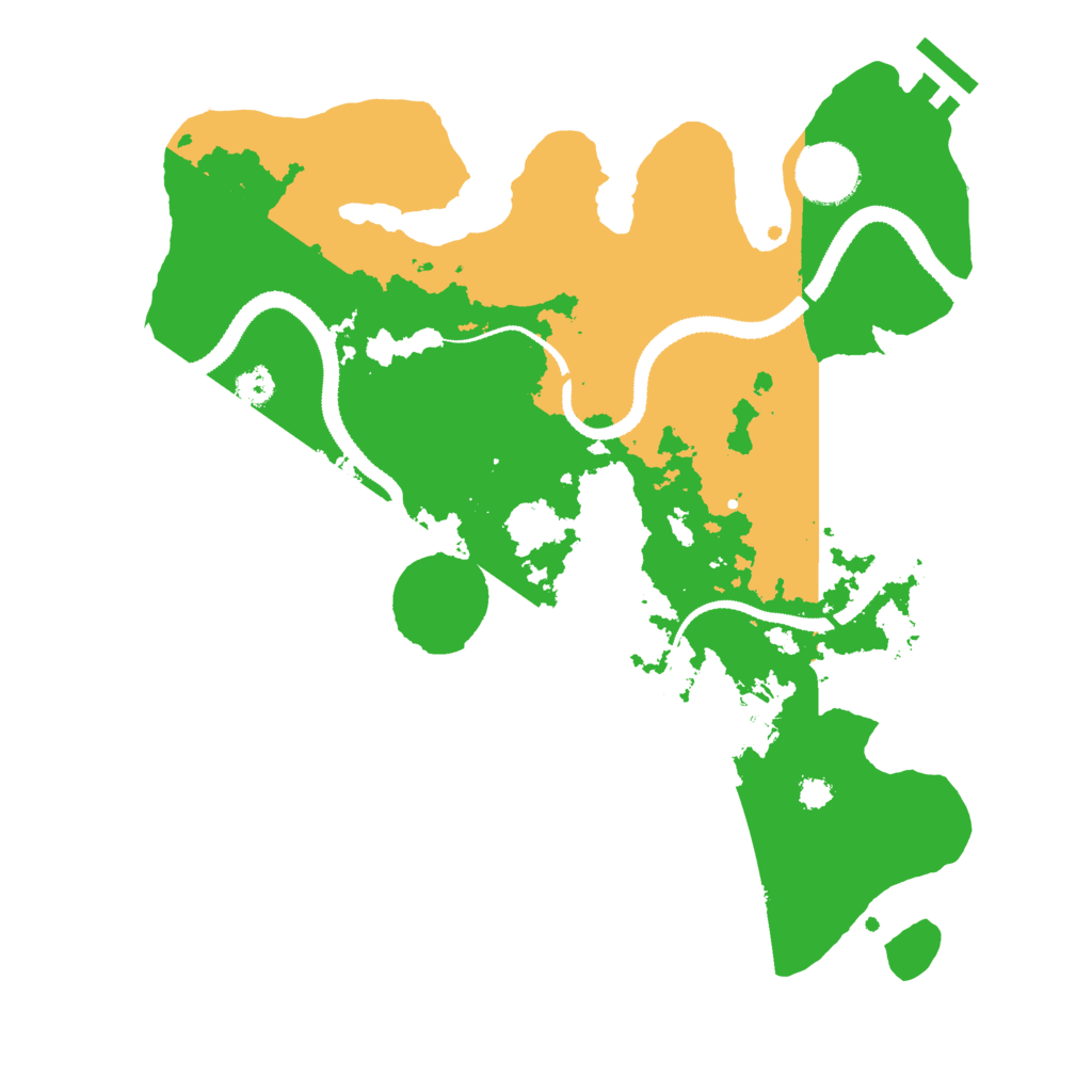 Biome Rust Map: Procedural Map, Size: 3100, Seed: 1116005129
