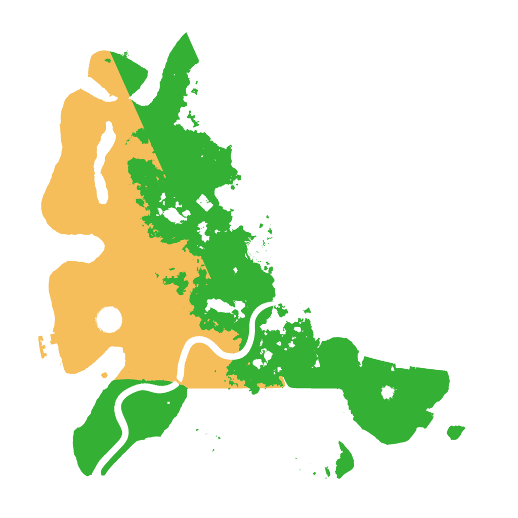 Biome Rust Map: Procedural Map, Size: 3500, Seed: 530162820