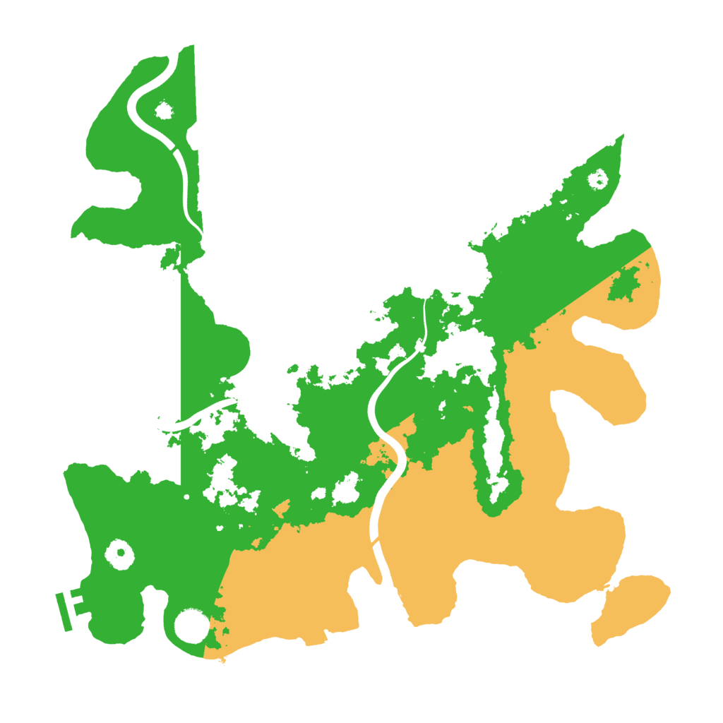 Biome Rust Map: Procedural Map, Size: 3750, Seed: 43180625