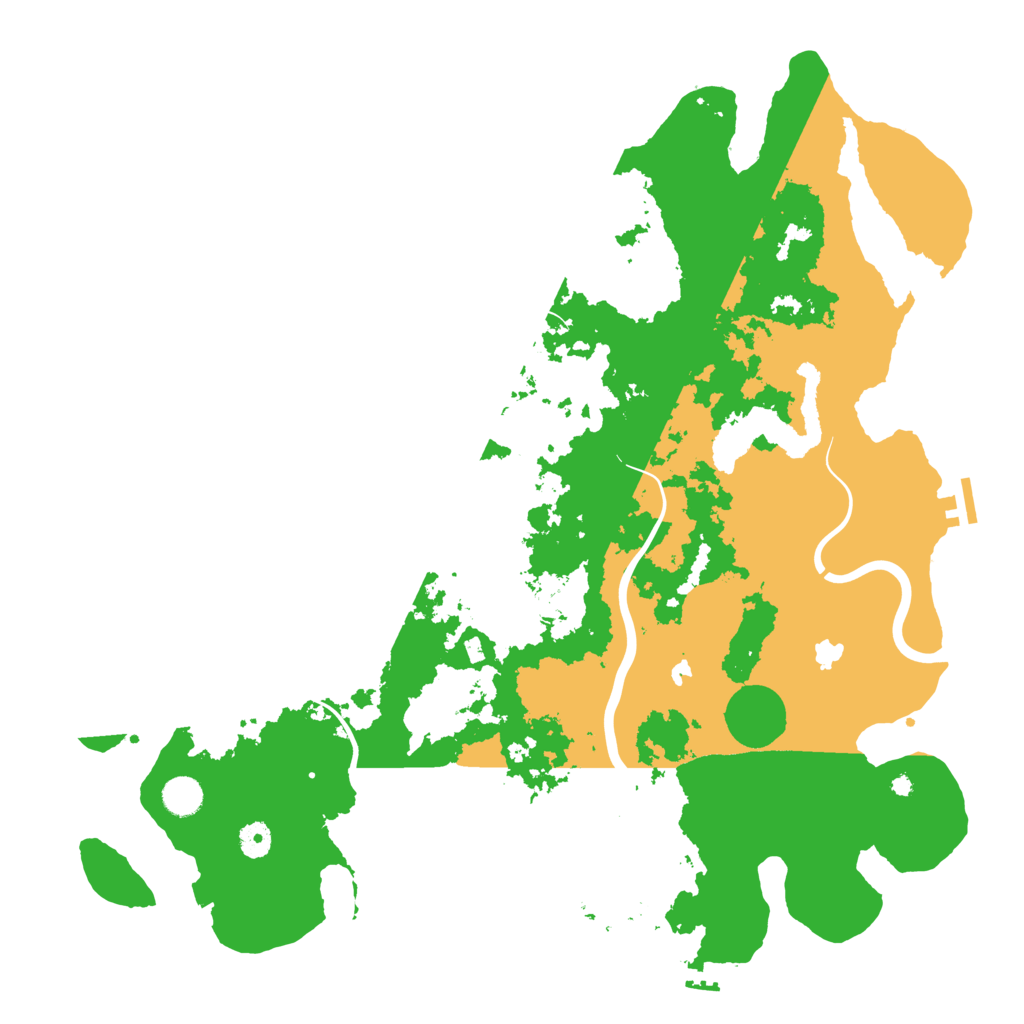 Biome Rust Map: Procedural Map, Size: 4500, Seed: 826141843