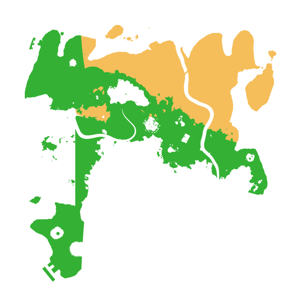 Biome Rust Map: Procedural Map, Size: 3650, Seed: 38268337