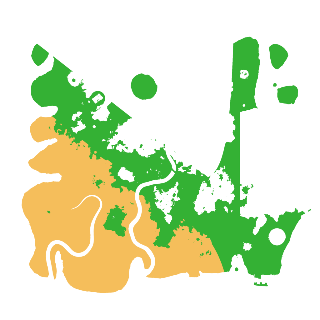Biome Rust Map: Procedural Map, Size: 3500, Seed: 2101367363
