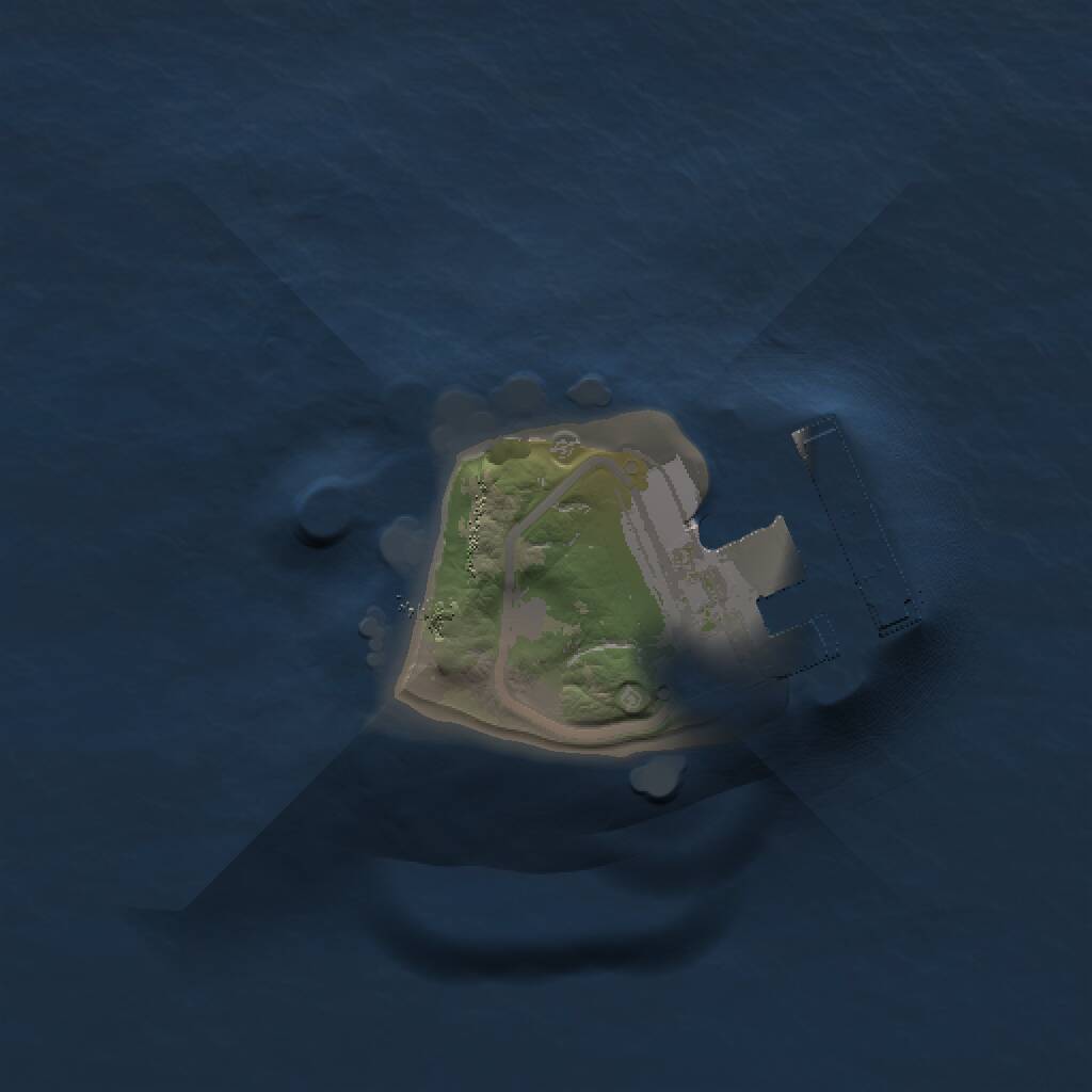 Rust Map: Procedural Map, Size: 1000, Seed: 550681824, 2 Monuments