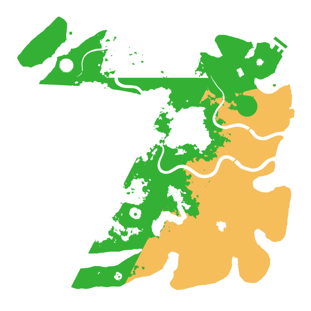 Biome Rust Map: Procedural Map, Size: 4000, Seed: 1627161305