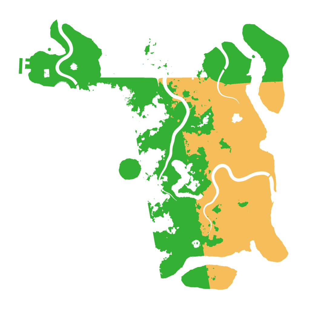 Biome Rust Map: Procedural Map, Size: 4000, Seed: 2106384755