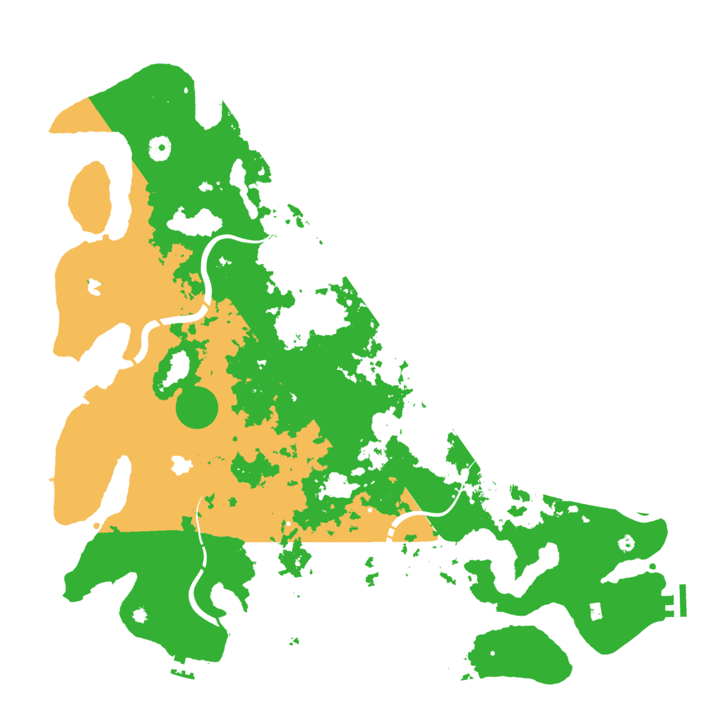 Biome Rust Map: Procedural Map, Size: 4500, Seed: 305981361