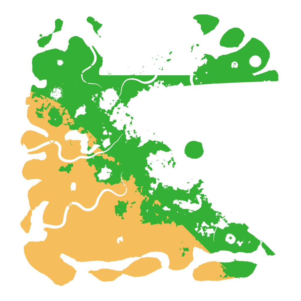 Biome Rust Map: Procedural Map, Size: 4500, Seed: 1981465776